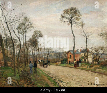 Camille Pissarro (1830 1903) la Route de Chatou 1870 Stockfoto