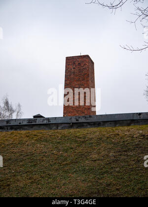 Gaskammer und Krematorium, Auschwitz Konzentrationslager und Vernichtungslager, Polen Stockfoto