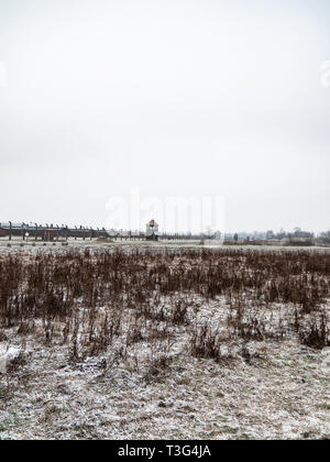 Auschwitz Birkenau, Konzentrationslager, Vernichtungslager, Polen Stockfoto