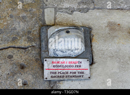 Istanbul, Türkei - 19 September - 2018: Der Ort für die Heiligen standart im Topkapi Palast in Istanbul Stockfoto
