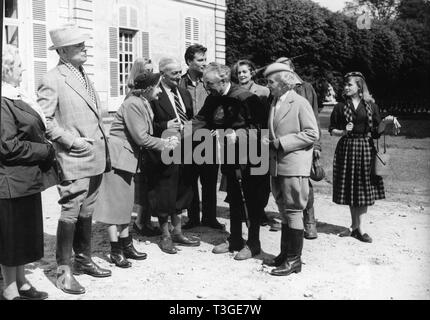 A pied, ein Cheval et En Voiture Jahr: 1957 - Frankreich Jean Galland, Denise Grey, Noel Noel, Regie: Maurice Delbez Stockfoto