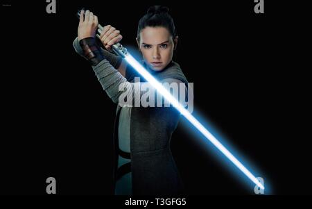 Star Wars: Der letzte Jedi Jahr: 2017 USA Regie: Rian Johnson Daisy Ridley Stockfoto