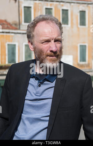 Isländische Schriftsteller Jón Kalman Stefánsson stellt während Incroci di Civiltà Internationale Literaturfestival Am 05 April, 2019 in Venedig, Italien Stockfoto