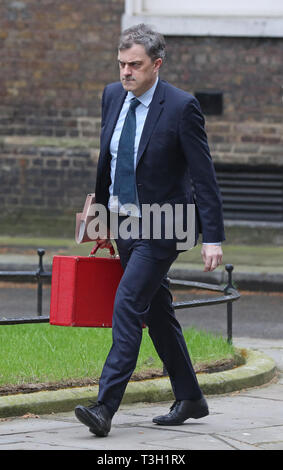 Geschäftsführer Julian Smith kommt in Downing Street, London. Stockfoto