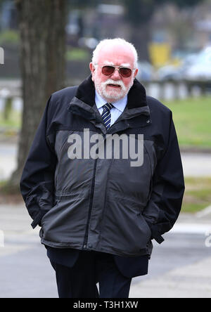 Rodney Dean, Flight Director des Shoreham air show, anreisen, für die pre-untersuchung Überprüfung in dem Shoreham Airshow Crash, in denen 11 Männer in West Sussex Coroner's Court in Crawley enthalten. Stockfoto