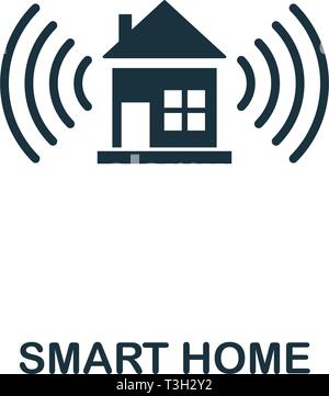 "Smart Home"-Symbol. Kreative element Design von Smart Home icons Collection. Pixel Perfect Smart Home Symbol für Web Design, Anwendungen, Software, drucken. Stock Vektor