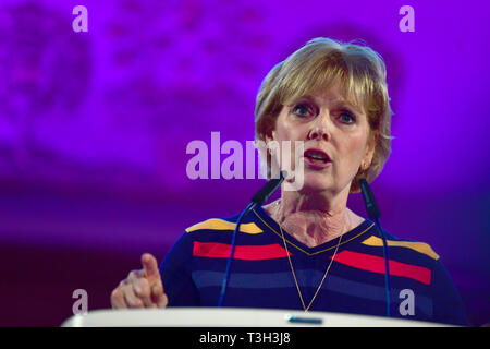 MP Anna Soubry spricht an der Abstimmung Rallye in der Assembly Hall, Westminster. Stockfoto