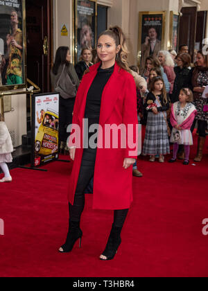 Amy Childs während der Gala Leistung der "Wo ist Peter Rabbit?" im Theatre Royal Haymarket in London gesehen. Stockfoto