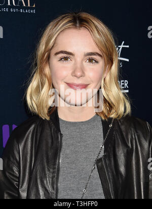 LOS ANGELES, Ca - 09 April: Kiernan Shipka besucht die Los Angeles Premiere der Natürlichen - die unerzählte Geschichte werden von Alice Guy Blaché - Harmony Gold Theater am 9. April 2019 in Los Angeles, Kalifornien. Stockfoto