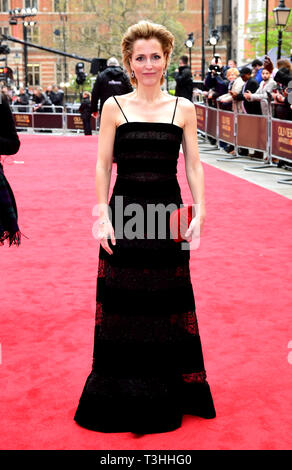 Gillian Anderson an der Laurence Olivier Awards, Royal Albert Hall, London. Stockfoto