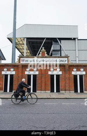 Das Craven Cottage das Haus des Fulham Football Club, Fulham, West London, Großbritannien Stockfoto