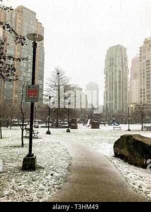 Vancouver im winter Stockfoto