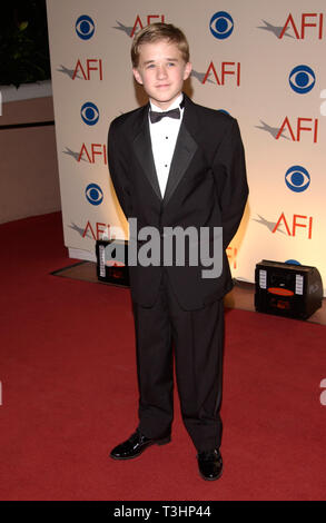 LOS ANGELES, Ca. Januar 05, 2002: Schauspieler Haley Joel Osment am AFI Awards 2001 im Beverly Hills Hotel. © Paul Smith/Featureflash Stockfoto