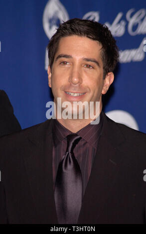 LOS ANGELES, Ca. Januar 13, 2002: Freunde star David Schwimmer bei der 28. jährlichen People's Choice Awards in Pasadena. © Paul Smith/Featureflash Stockfoto