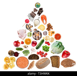 Ausgewogene Ernährung Konzept Stockfoto