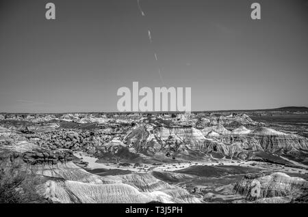 Blue Mesa innerhalb der Petrified Forest National Park Stockfoto