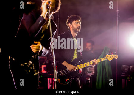 Die Band ist wieder einzuschalten, die wichtigsten Clubs und Theatern Italiens mit WAS TUN SIE IN DIESER NACHT? TOUR 2019. Die dico und die Tour werden von magellano Concerti. (Foto von Luigi Rizzo/Pacific Press) Stockfoto