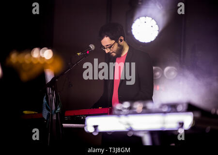 Die Band ist wieder einzuschalten, die wichtigsten Clubs und Theatern Italiens mit WAS TUN SIE IN DIESER NACHT? TOUR 2019. Die dico und die Tour werden von magellano Concerti. (Foto von Luigi Rizzo/Pacific Press) Stockfoto