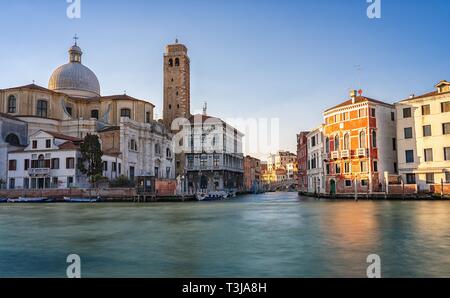 Chiesa di San Geremia, Canal Grande, Venedig, Italien Stockfoto