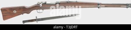 SERVICE WAFFEN, BRASILIEN, Gewehr Modell 1935, Mauser Oberndorf, Kaliber 7x57, Nummer 5981, No-Exclusive - | Editorial-Use - Nur Stockfoto