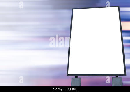 Leer Werbung mit Reklametafeln mit Platz für ads. Stockfoto