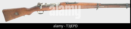 SERVICE WAFFEN, BRASILIEN, Gewehr Modell 1908, Kaliber 7x57, Nummer 6436, Schloss 8350, Additional-Rights - Clearance-Info - Not-Available Stockfoto