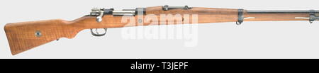 SERVICE WAFFEN, BRASILIEN, Gewehr Modell 1935, Mauser Oberndorf, Kaliber 7x57, Nummer 6646, No-Exclusive - | Editorial-Use - Nur Stockfoto