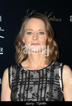 Los Angeles, Ca, USA. 9 Apr, 2019. Jodie Foster, in Los Angeles Premiere natürlich sein: Die Unerzählte Geschichte von Alice Guy - Blaché im Harmony Gold Theater in Los Angeles, Kalifornien, April 9, 2019. Credit: Faye Sadou/Medien Punch/Alamy leben Nachrichten Stockfoto