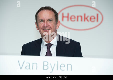 Düsseldorf, Deutschland. 08 Apr, 2019. Hans Van BYLEN, Chief Executive Officer, CEO, Hauptversammlung der Henkel AG & Co.KGaA am 08.04.2019 in Düsseldorf | Verwendung der weltweiten Kredit: dpa/Alamy leben Nachrichten Stockfoto