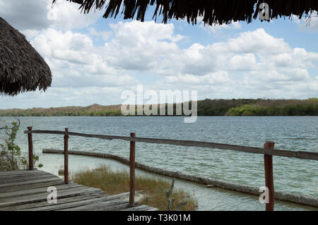 Auch als Chichancanab Chichankanab bekannt, ist eine uralte See in Quintana Roo, die das Geheimnis halten könnte zu geheimnisvollen Maya-kultur zusammenbrechen. Stockfoto