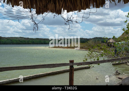 Auch als Chichancanab Chichankanab bekannt, ist eine uralte See in Quintana Roo, die das Geheimnis halten könnte zu geheimnisvollen Maya-kultur zusammenbrechen. Stockfoto