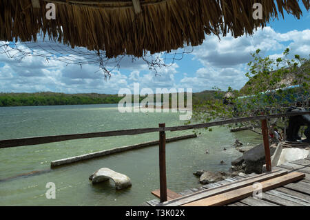 Auch als Chichancanab Chichankanab bekannt, ist eine uralte See in Quintana Roo, die das Geheimnis halten könnte zu geheimnisvollen Maya-kultur zusammenbrechen. Stockfoto