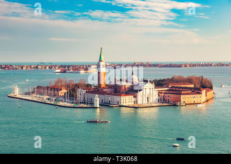 Insel San Giorgio Maggiore, Venedig Stockfoto