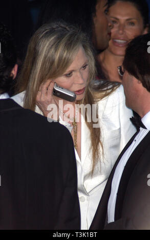 CANNES, Frankreich. Mai 24, 2002: Schauspielerin Faye Dunaway bei den Filmfestspielen von Cannes für die Premiere der Pianist. © Paul Smith/Featureflash Stockfoto