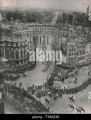 Krönung von König George V und Königin Mary, London, 1911. Schöpfer: Unbekannt. Stockfoto