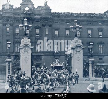 Krönung von König George V und Königin Mary, London, 1911. Schöpfer: Unbekannt. Stockfoto