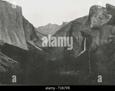 'Ansicht von Artist's Point, Yosemite Valley", USA, 1895. Schöpfer: Unbekannt. Stockfoto