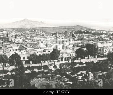 Blick von der Kathedrale, Puebla, Mexiko, 1895. Schöpfer: Unbekannt. Stockfoto