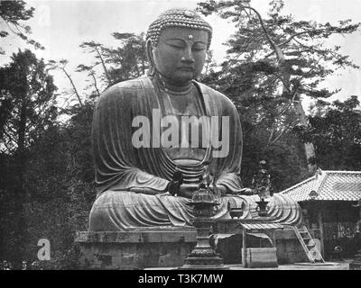 "Die großen Daibutsu', Kamakura, Japan, 1895. Schöpfer: W&S Ltd. Stockfoto