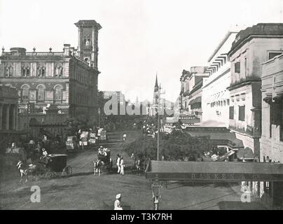 Court House Street, Kalkutta, Indien, 1895. Schöpfer: Unbekannt. Stockfoto