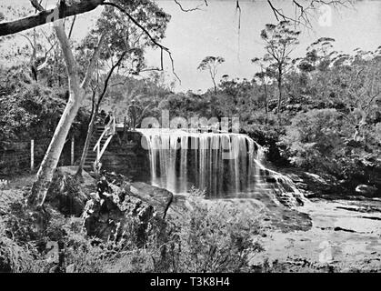 "Die weinende Rock bei Wentworth Falls, Blue Mountains, c1900. Schöpfer: Unbekannt. Stockfoto