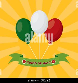 Mexiko Cinco de Mayo Stock Vektor