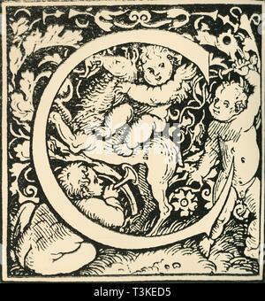 'C - ein Alphabet von Hans Weiditz', c 1520-1521, (1908). Schöpfer: Hans Weiditz. Stockfoto