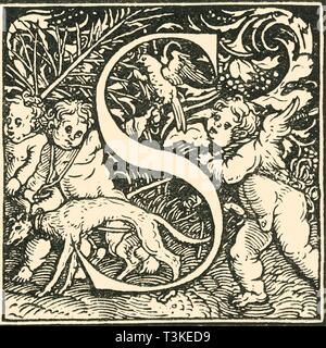 - Ein Alphabet von Hans Weiditz', c 1520-1521, (1908). Schöpfer: Hans Weiditz. Stockfoto
