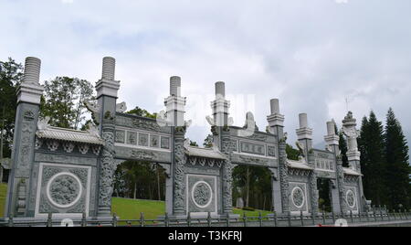 Yuchi Taiwan am 29. März 2019: Xuanguang Tempel bei Sun Moon Lake Stockfoto