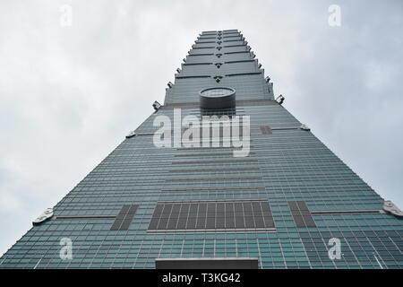 Taipei, Taiwan, 31. März 2019: Taipei 101 das höchste Gebäude in Taiwan Stockfoto