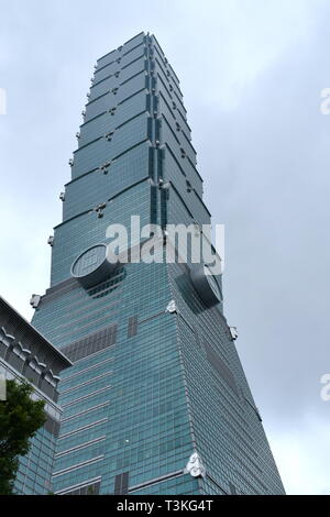 Taipei, Taiwan, 31. März 2019: Taipei 101 das höchste Gebäude in Taiwan Stockfoto