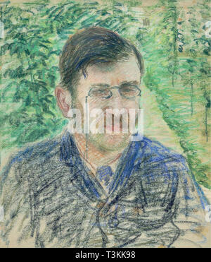 Camille Pissarro (1830 1903) Portrait D'Alfred Isaacson Pastell Private Collection 1883 Stockfoto