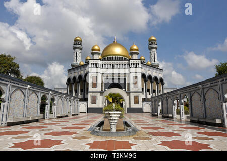 Jame' Asr Hassanil Bolkiah Moschee, Bandar Seri Begawan, Sultanat Brunei Stockfoto