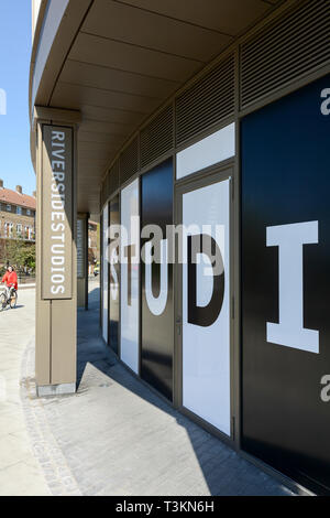 Die neue Riverside Studios, Queen Caroline Street, Hammersmith, London, W6, Großbritannien Stockfoto